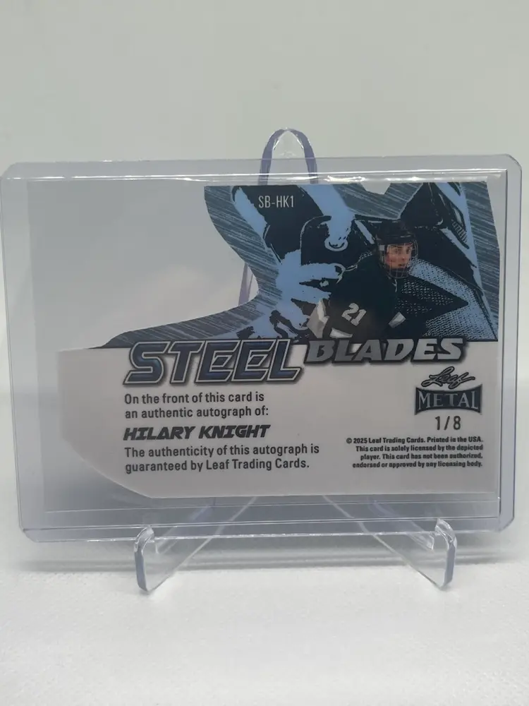 Hillary Knight - Lead Metal Steel Blades Auto - 1/8