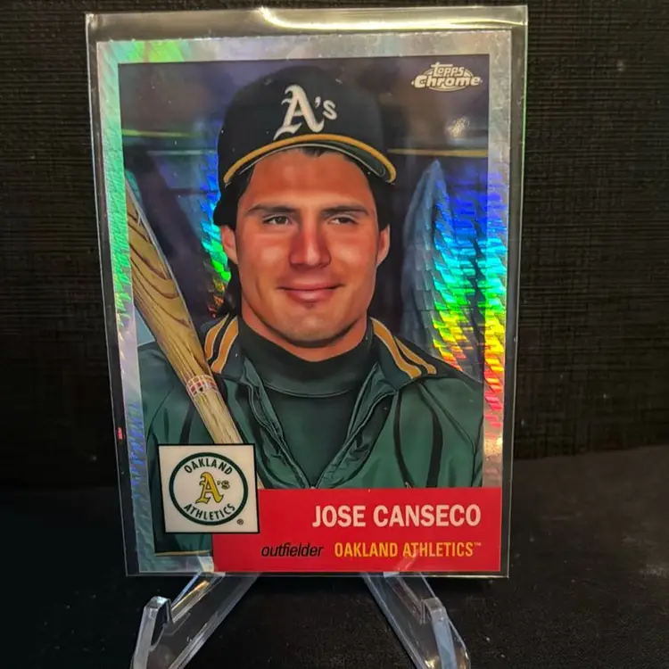 Jose Canseco Prism 2022 Platinum Oakland Athletics