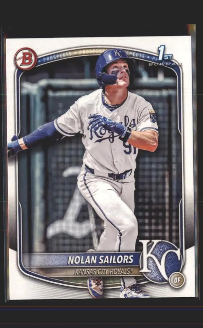2025 Bowman Draft #BD-86 Nolan Sailors - (137) - Kansas City Royals