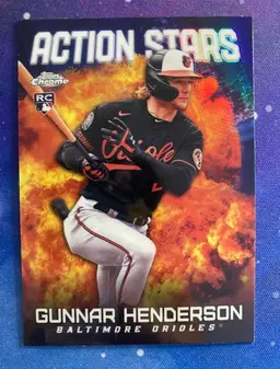 Gunnar Henderson Action Stars 2023 Topps Chrome Update #ASC-2