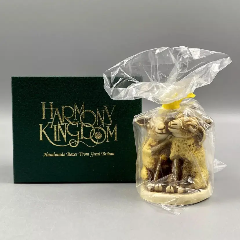 Harmony Kingdom Mutton Chops Sheep Treasure Jest Box 1997 England RW98MC Retired