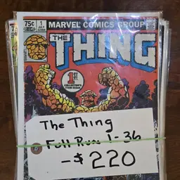 Marvel Comics Group The Thing Full Comic Run Issues 1-36
