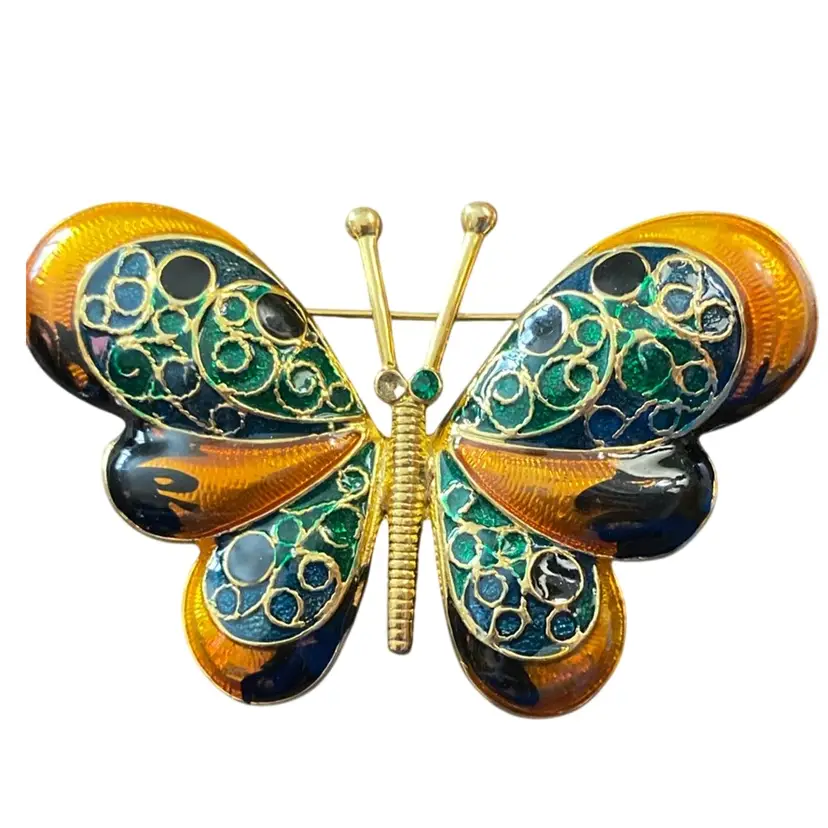 Butterfly Brooch 2 3/4” X 1 3/4”