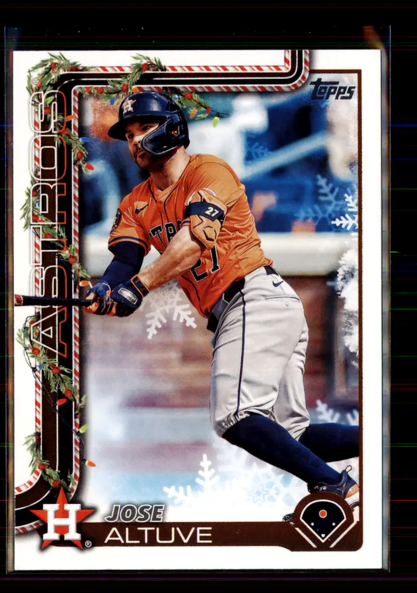 Jose Altuve 2025 Topps Walmart Holiday #H163 - (135) - Houston Astros