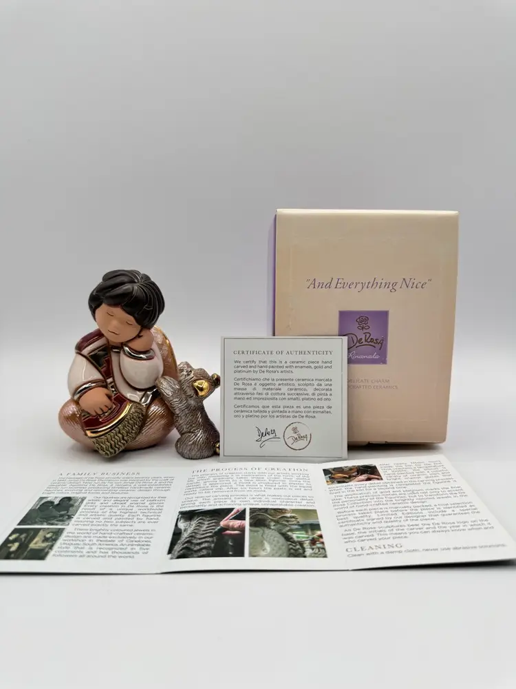 De Rosa Rinconada Tijuana Blues Everything Nice Collection G14 4" Tall 2 piece set.