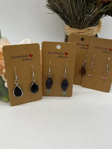 Handmade Upcycled Earrings Sale $3 Starts 