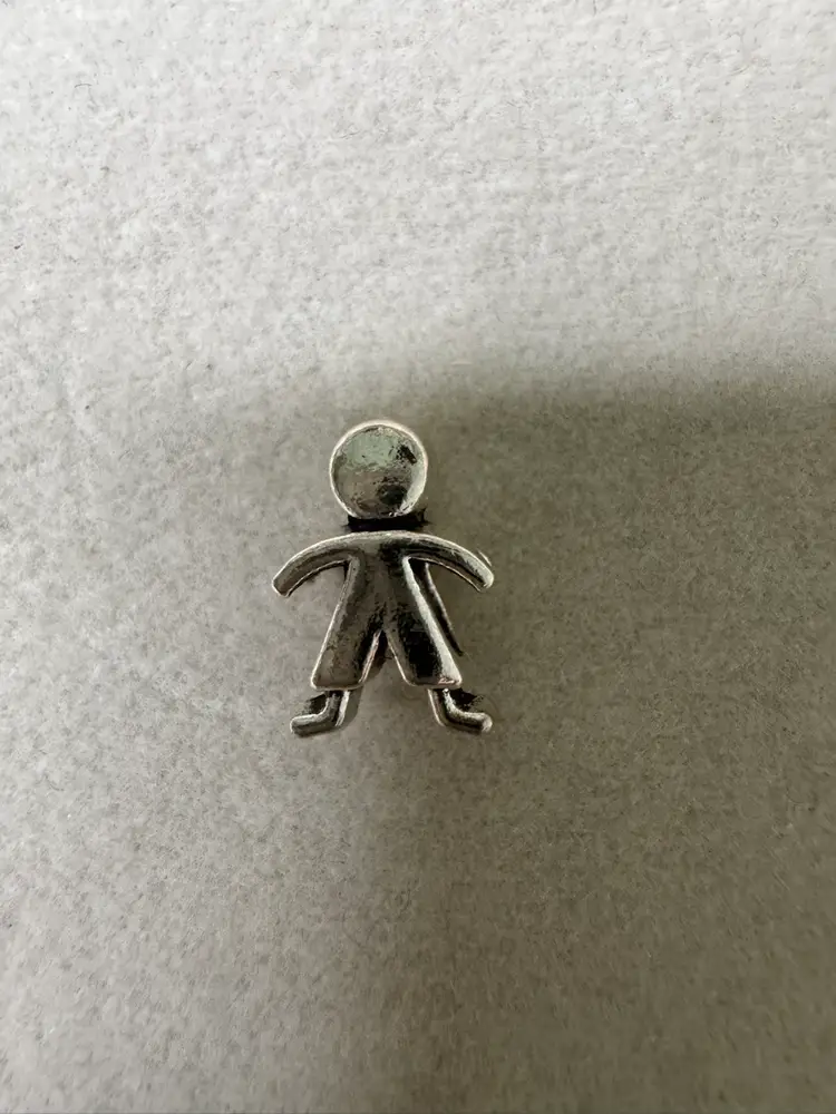 Little Boy Bracelet Slider Charm