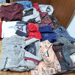 Lot of 15 Mens button-up & pull overs LL Bean Red Ape Ping Tommy Eddie Bauer good reseller lot #3