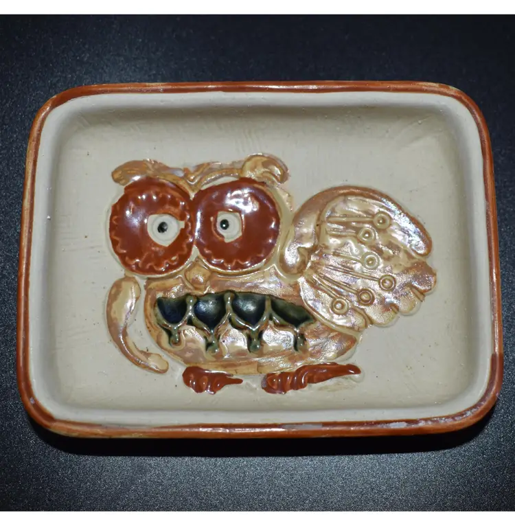 Vintage Takahashi Owl Trinket Dish