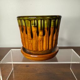 McCoy Bamboo Pottery Planter