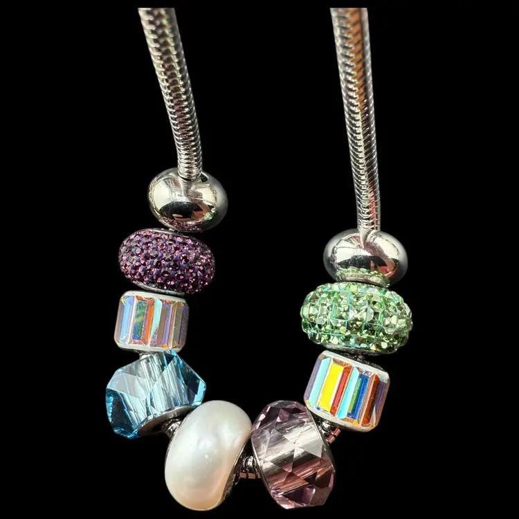 Swarovski Beaded Bracelet 8.5”