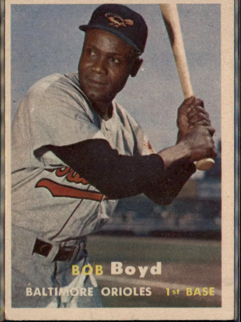 1957 Topps #26 Bob Boyd - ( pk1 ) - Baltimore Orioles
