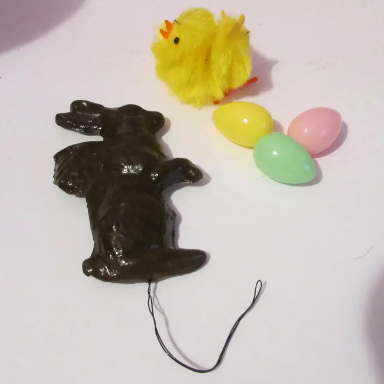 vintage Andrea by Sadek small ceramic tulip basket Easter spring decor