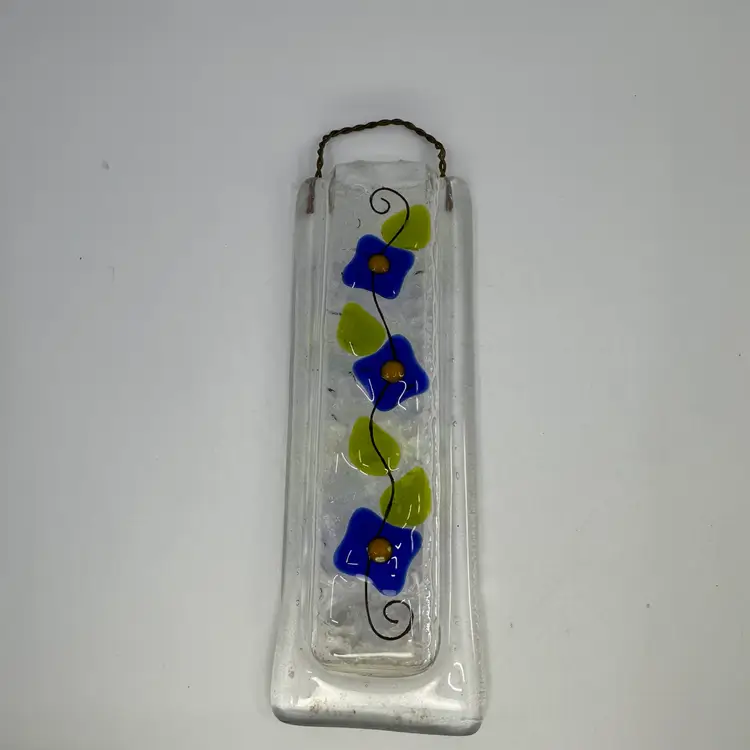 Fused Glass Wall Pocket 6.25”