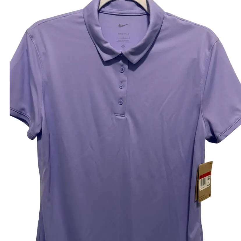 $60 This is a purple Women Nike Dri-FIT Victory women's golf polo shirt Size Large