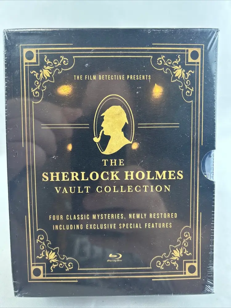 THE SHERLOCK HOLMES VAULT COLLECTION (BluRay, 2021) The Film Detective NIB NEW SEALED