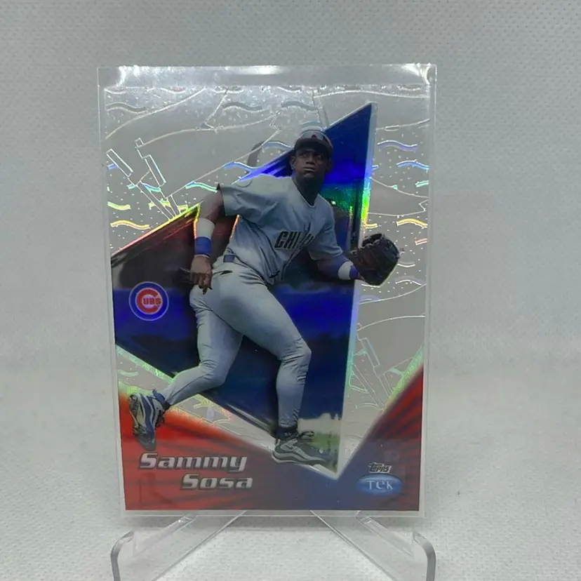 1999 Topps Tek #6b Sammy Sosa Chicago Cubs pattern 20