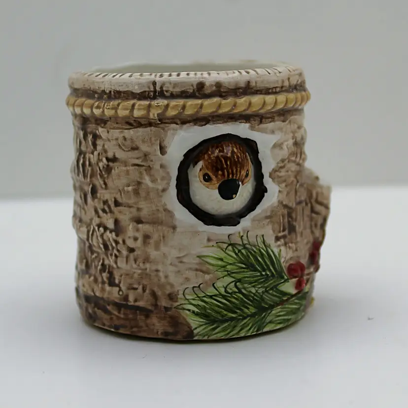 Yankee Candle Votive Holder, Sparrow in the Knothole
