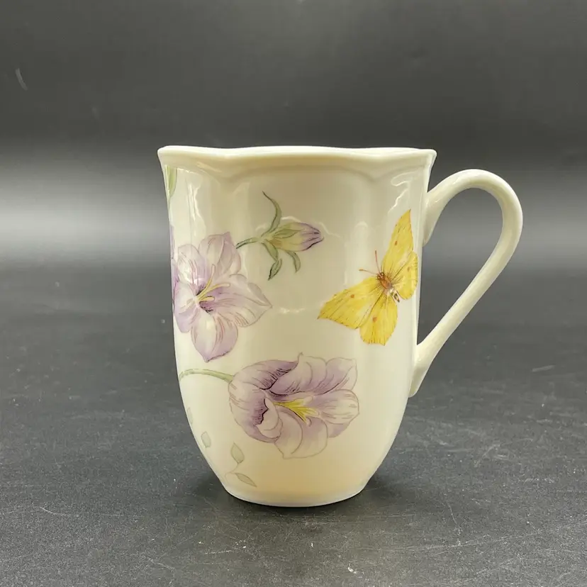 Lenox Butterfly Meadow Tiger Swallow Tail Coffee Mug Cup Drinkware Fine China