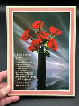 Love Is Patient Plaque