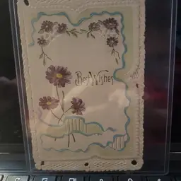 1911 Flowered Post Card