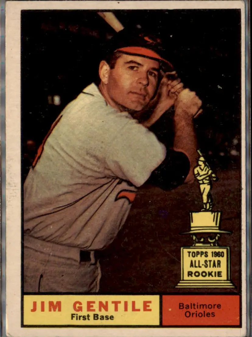 1961 Topps #559 Jim Gentile - ( ) - Baltimore Orioles