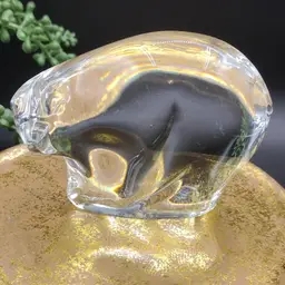 Dansk International Designs Full Lead Crystal Polar Bear Original Sticker Austria