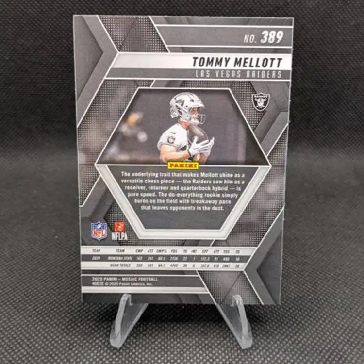 Tommy Mellott 2025 Panini Mosaic Rookie Card RC #389 - Las Vegas Raiders