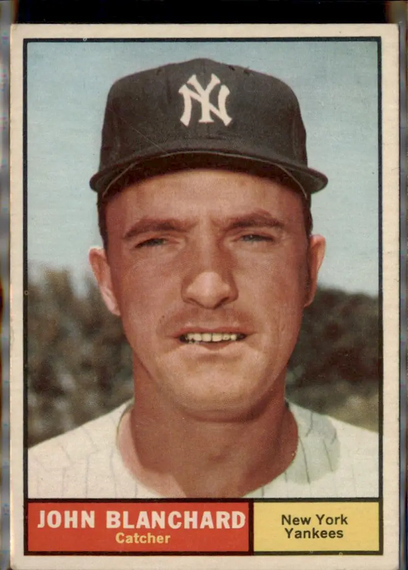 1961 Topps #104 John Blanchard - ( ) - New York Yankees