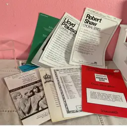 #03 - Sheet Music- Lot Of 6 Random