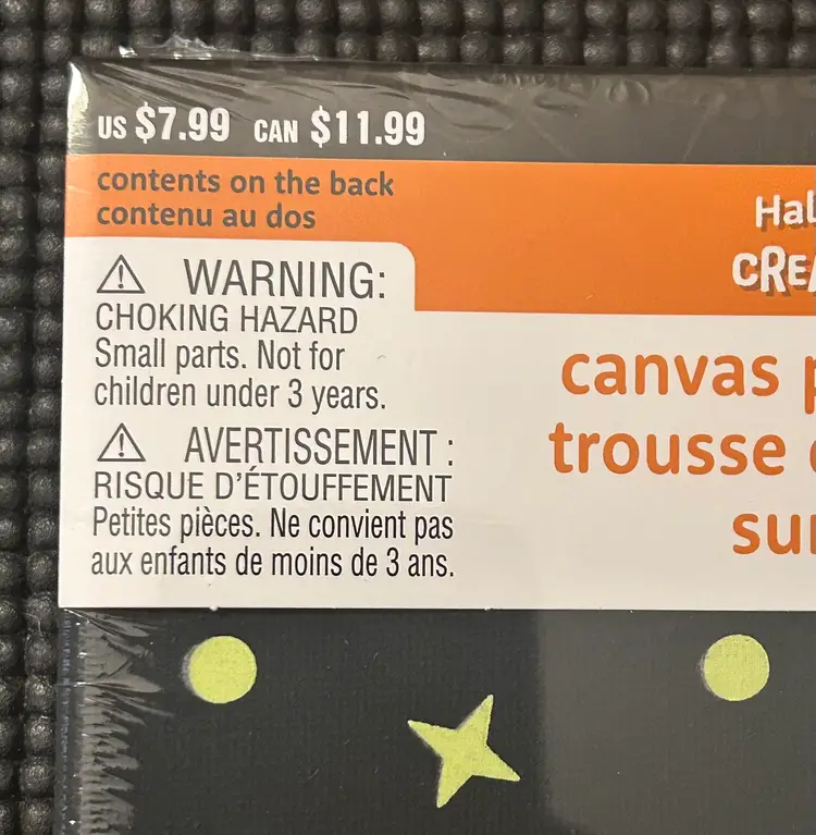 Creatology Halloween Canvas Painting Kit Glow Brille Cauldron NWT