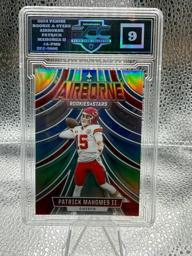 2024 Patrick Mahomes II Panini R&S Airborne Football #A-PMS KC Chiefs ECC 9