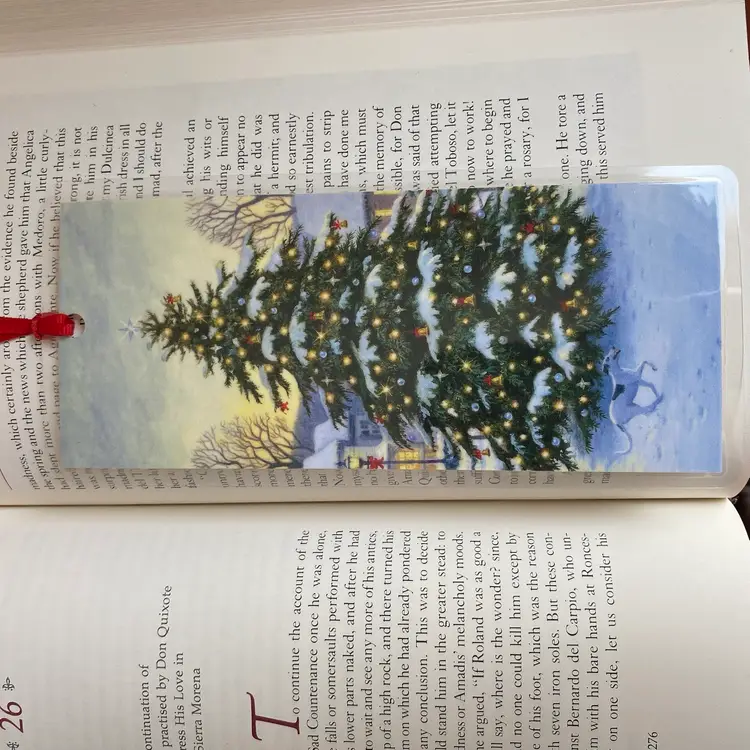 Christmas Card Bookmark