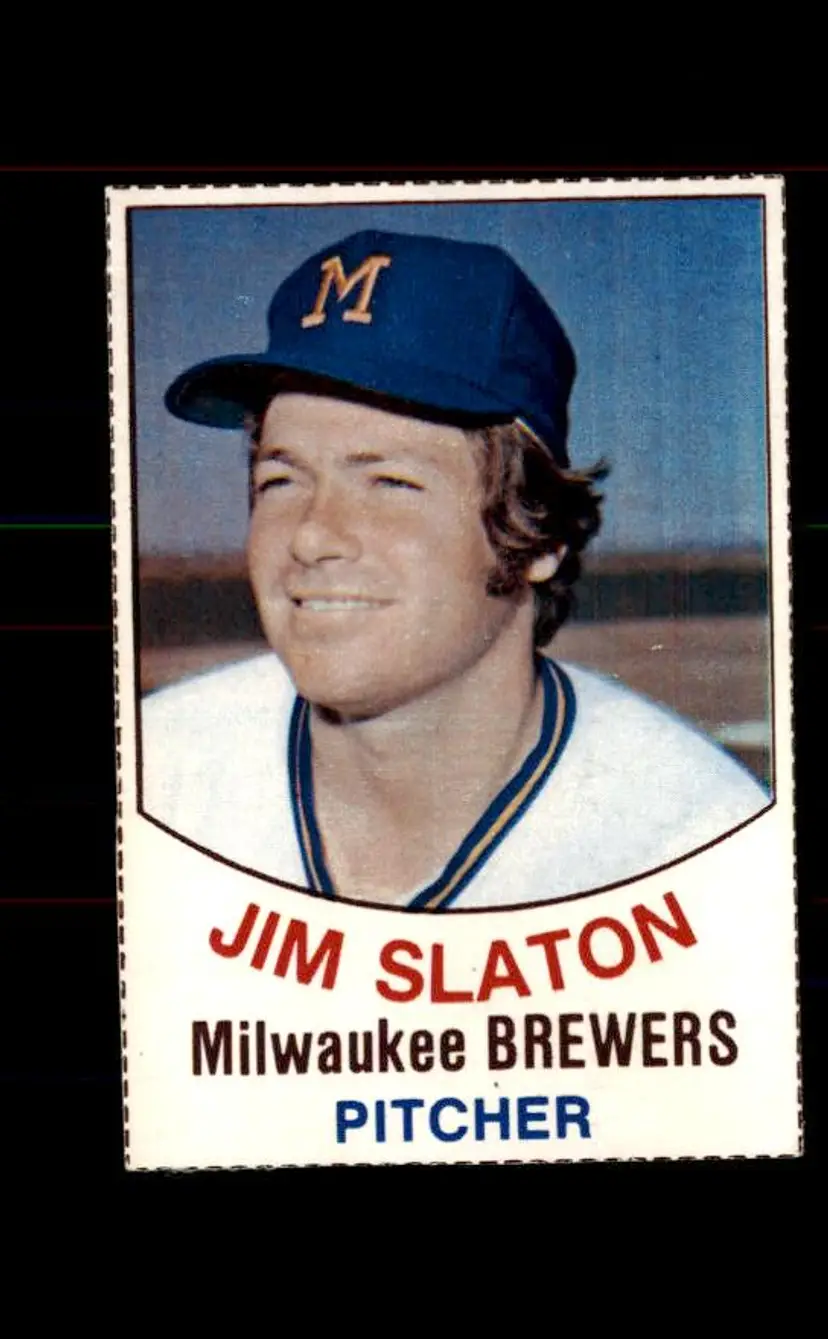 1977 Hostess #105 Jim Slaton - (pk1) - Milwaukee Brewers