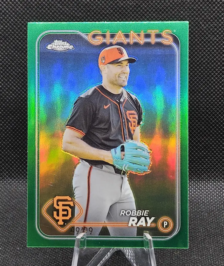 2024 Topps Chrome Robbie Ray Green Refractor /99 San Francisco Giants