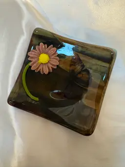 Fused Glass Trinket Dish