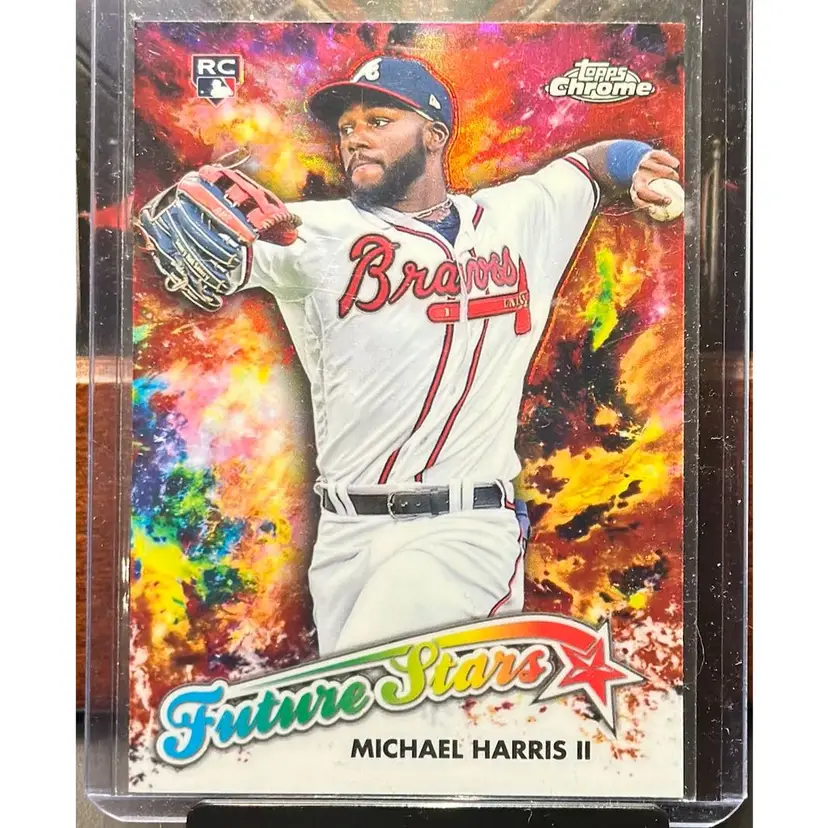 Michael Harris Atlanta Braves 2023 Topps Chrome Future Stars Rookie Card RC