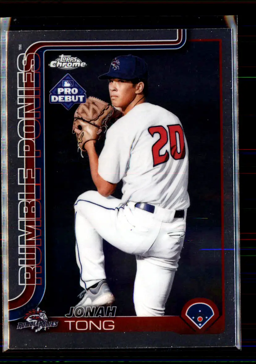 Jonah Tong 2025 Topps Pro Debut Chrome #PDC-183 - (135) - Binghamton Rumble Ponies