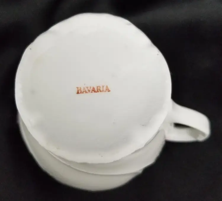 Antique Bavarian Porcelain Cream Pitcher