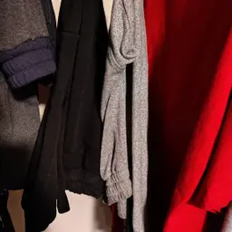 Hats hoodie pair of shorts two pairs of sweatpants