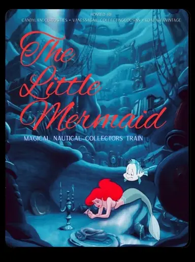 Little Mermaid Raid Train with Fabric and Treasures