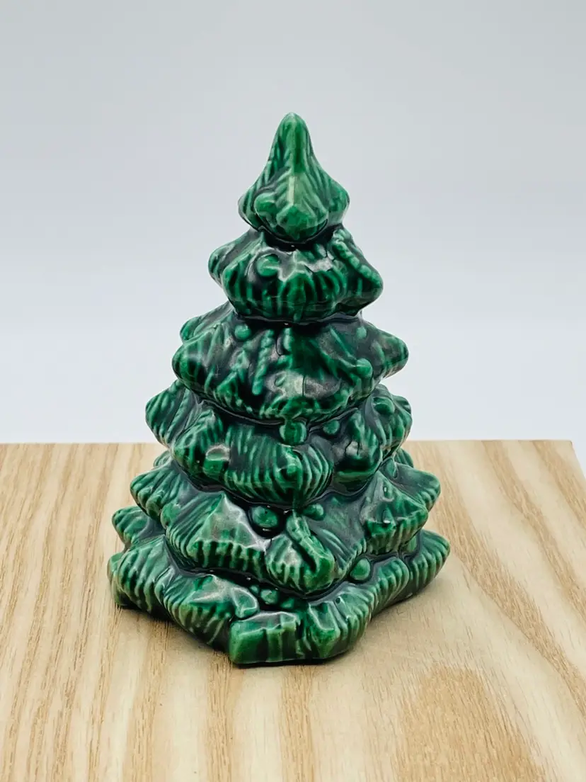 Mini Ceramic Hobbyist Painted Evergreen Tree