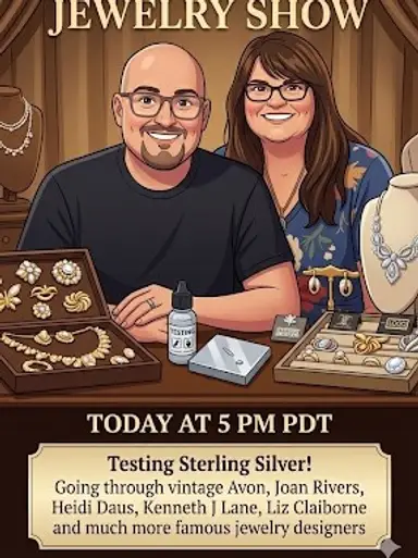 Come Chat With Us! Testing New Silver Pieces And Going Through Vintage Designer Jewelry!