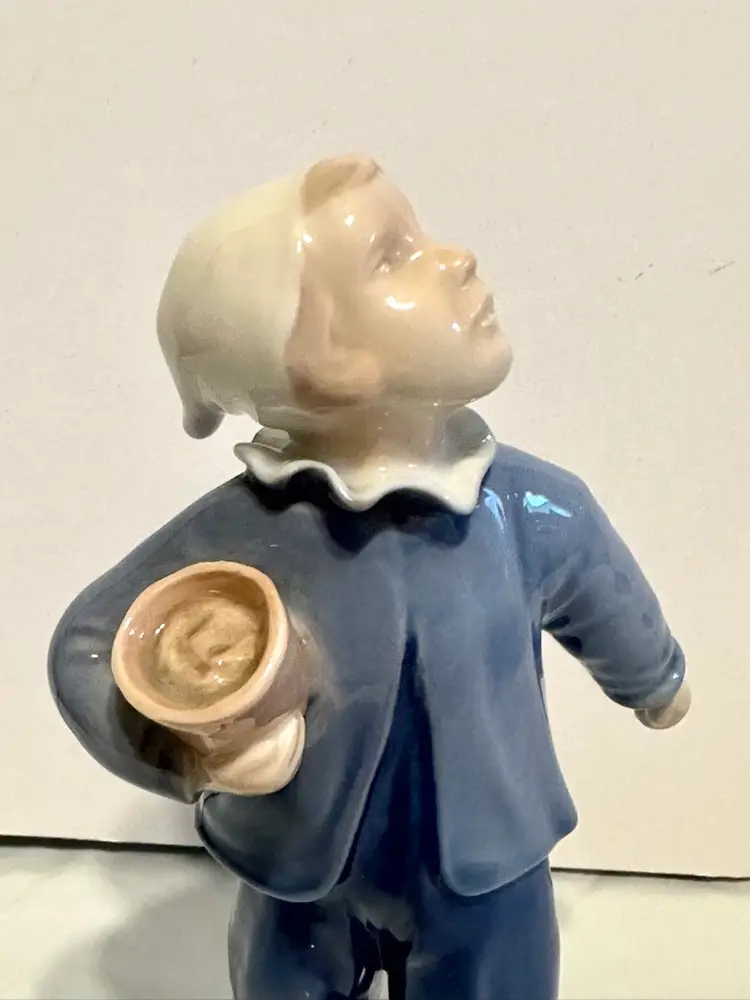 B&G Denmark - Bing and Grondahl Porcelain Figurine - “Who Is Calling” # 2251 Young Boy
