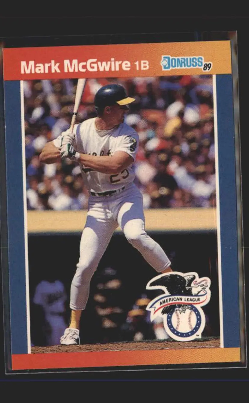 1989 Donruss All-Stars #1 Mark McGwire - (137) - Oakland Athletics