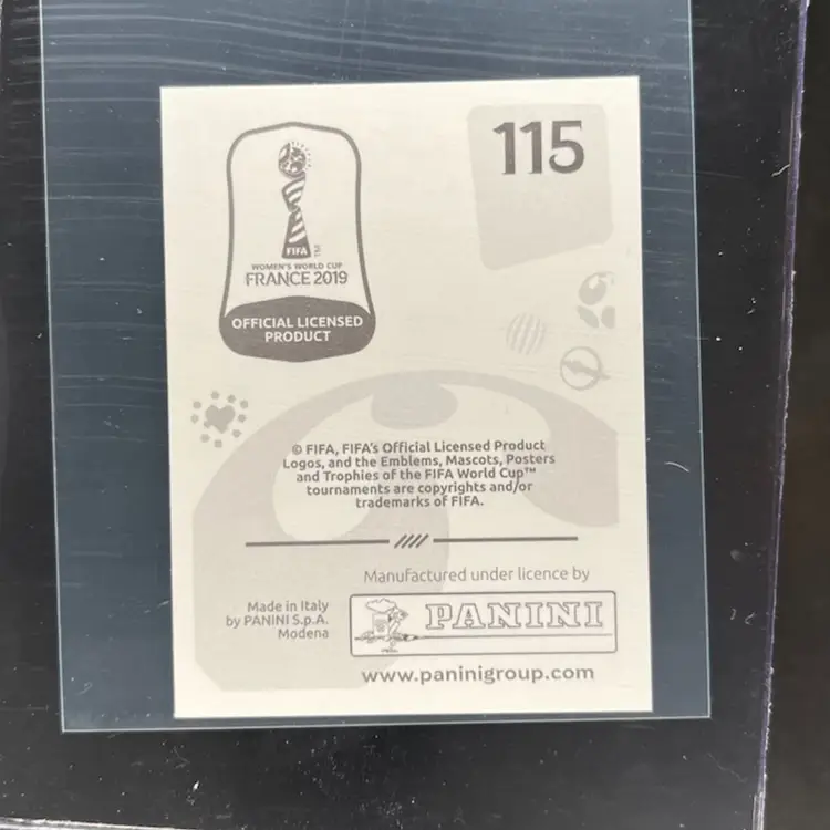 Linda Dallmann 2019 Panini Women’s World Cup Sticker Germany Card