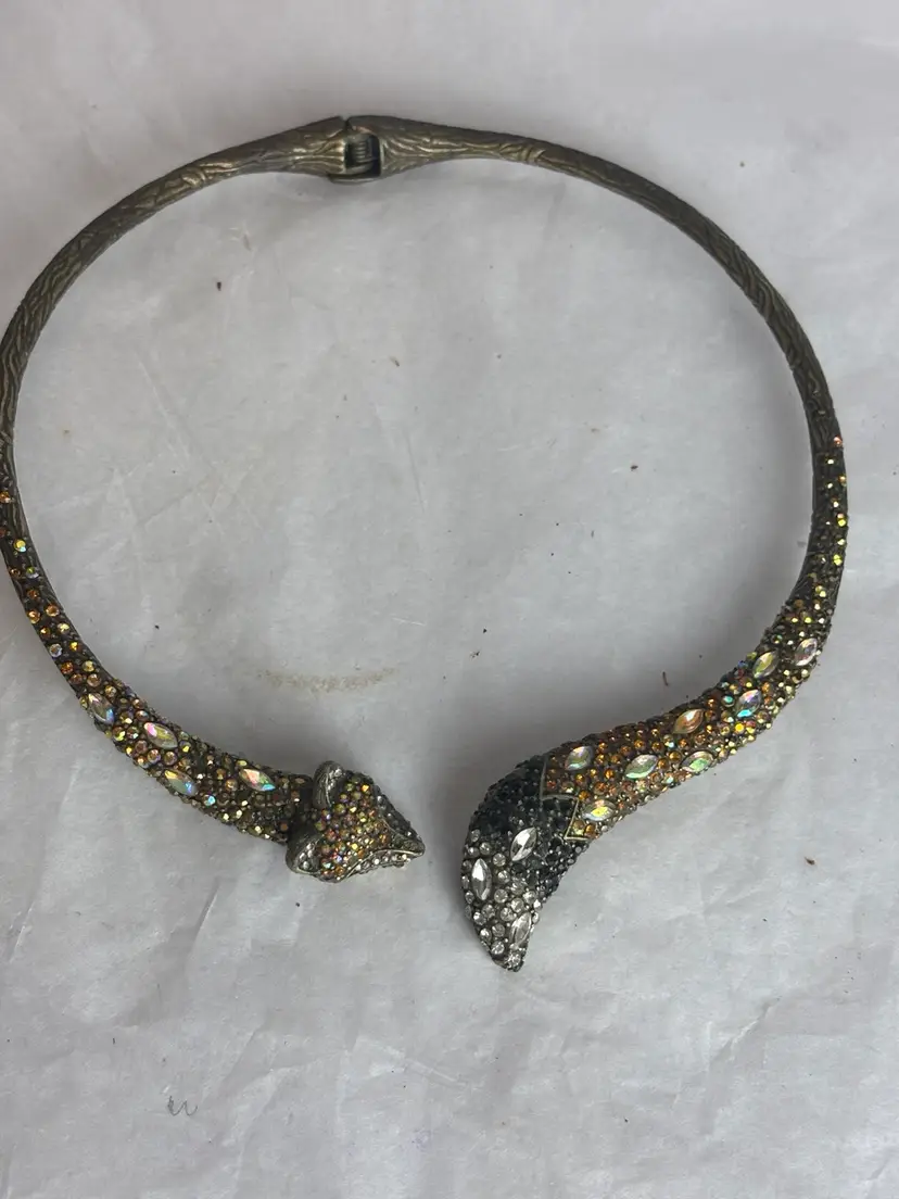 Betsy Johnson Fox Collar Necklace
