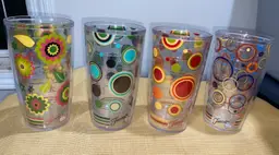 Tervis Set Of 4 Fiesta 16 Oz Insulated Tumblers