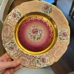 Fine Porzelaine Bavaria Western Germany Dinner Plate