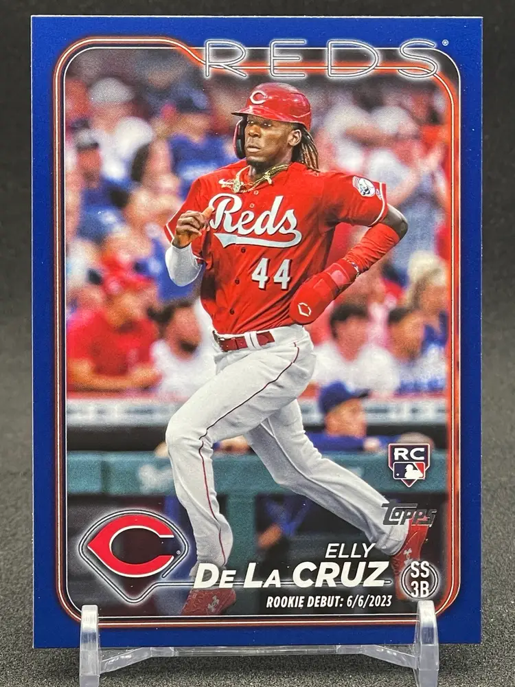 2024 Topps Update Series - Rookie Debut Elly De La Cruz #US350 Royal Blue (RC)